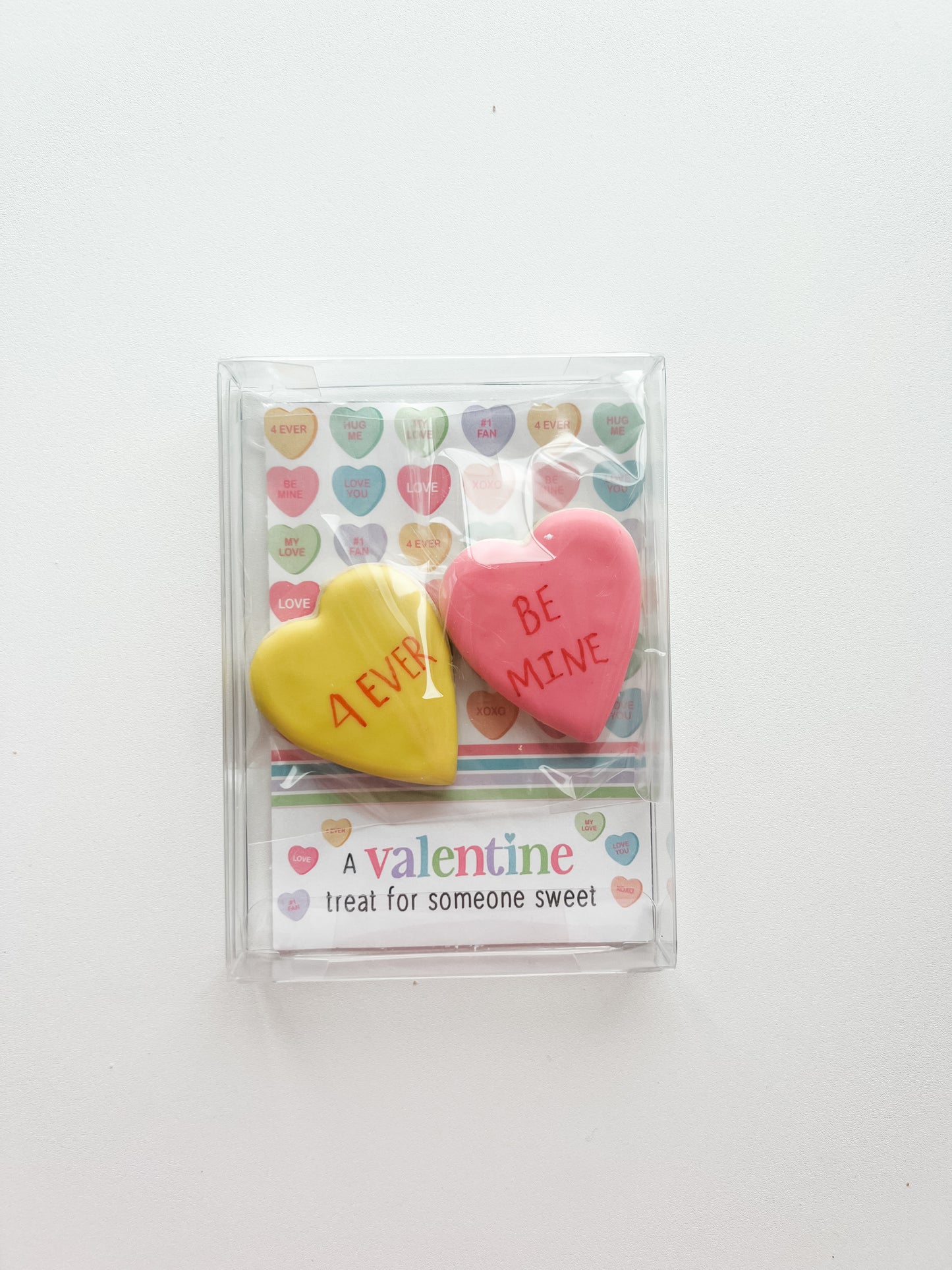 3 x 5 Boxed Cookie - Conversation Hearts