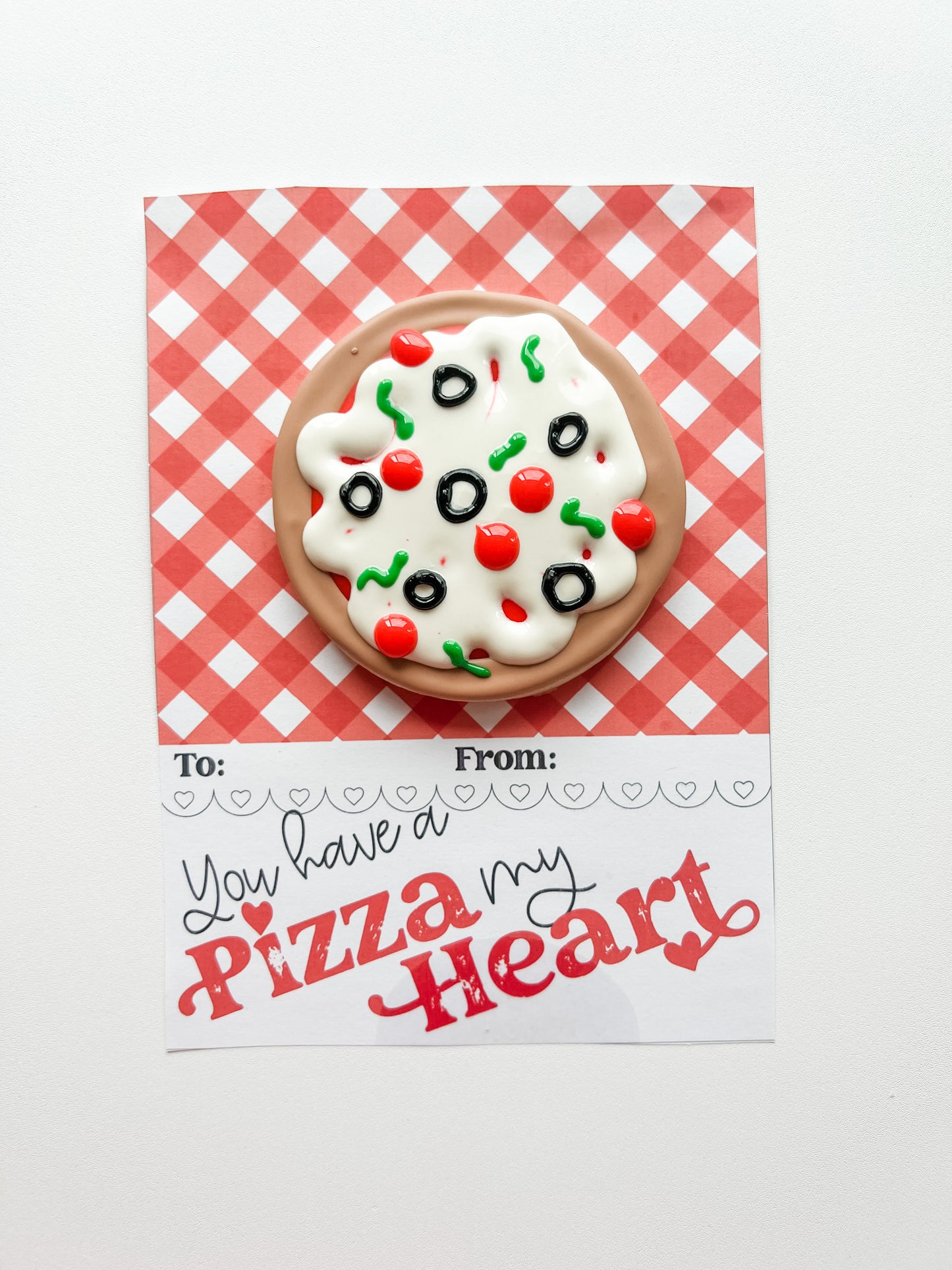 5 x 7 Boxed Cookie - Pizza