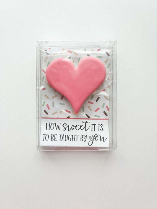 3 x 5 Boxed Cookie - Teacher Gift