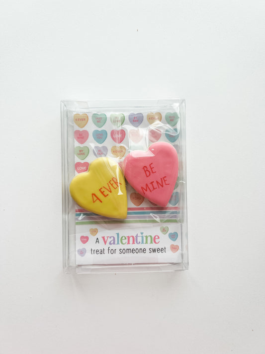 3 x 5 Boxed Cookie - Conversation Hearts