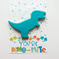 5 x 7 Boxed Cookie - Dinosaur
