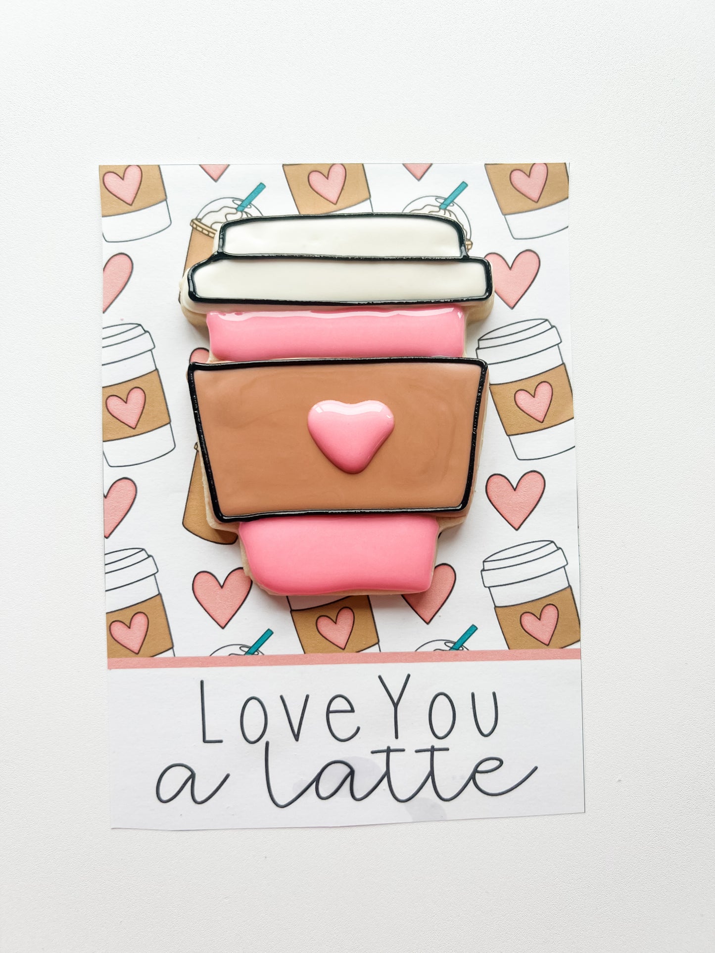 5 x 7 Boxed Cookie - Latte