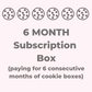 6 Month Subscription